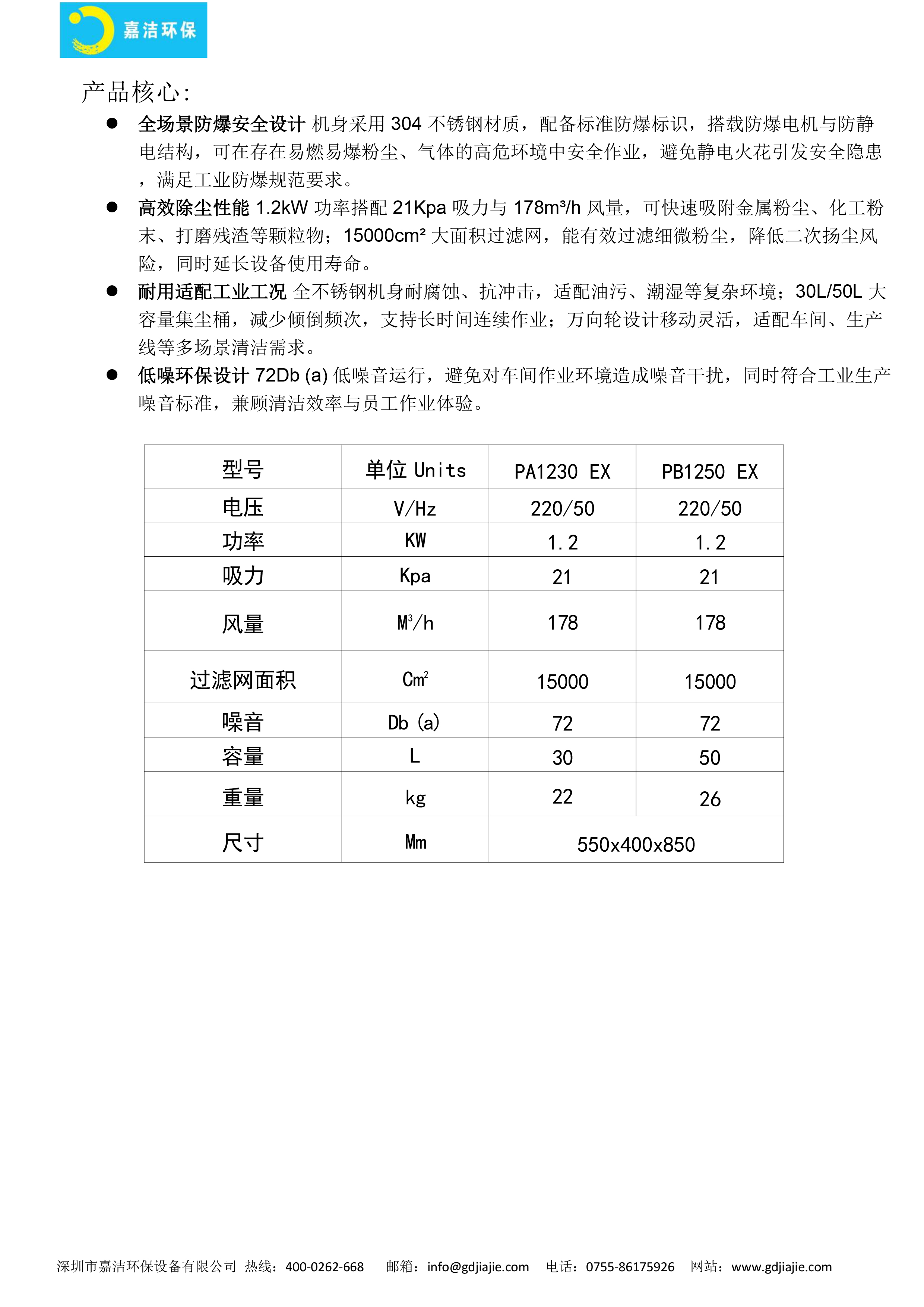 防爆吸塵器簡介
